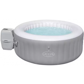 Bestway Lay-Z-Spa St. Lucia AirJet Inflatable Hot Tub with Water Filtration 170x66cm Grey/White (60037) | Bestway | prof.lv Viss Online