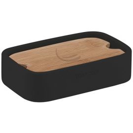Gedy Water Lily Soap Dish 128x82x30mm, Black (1311-14) | Soap dishes | prof.lv Viss Online