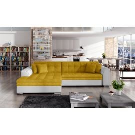 Stūra Dīvāns Izvelkams Eltap Sorento Omega/Soft 58x295x80cm, Dzeltens (SO_42) | Mīkstās mēbeles | prof.lv Viss Online