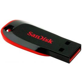 Флеш-накопитель SanDisk Cruzer Blade USB 2.0 Черный/Красный | USB-карты памяти | prof.lv Viss Online
