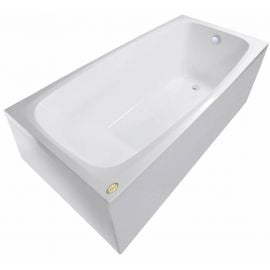 Spn Classic 1400 70x140cm Left Side Bathtub, White (BT-521-L) | Stone mass baths | prof.lv Viss Online