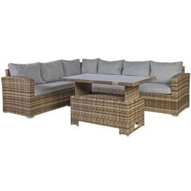 Home4you Zurich Garden Furniture Set Brown | Outdoor furniture sets | prof.lv Viss Online
