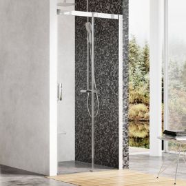 Ravak Matrix 110cm MSD2-110L Shower Door Left Side Transparent Satin (0WLD0U00Z1) | Shower doors and walls | prof.lv Viss Online