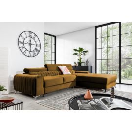 Eltap Grayson Loco Corner Pull-Out Sofa 205x278x92cm, Yellow (CO-GRA-RT-45LO) | Living room furniture | prof.lv Viss Online