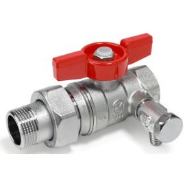 Giacomini R259DS Double Regulating Valve with Fixed Orifice and Pressure Gauge Connection MF 42bar ½