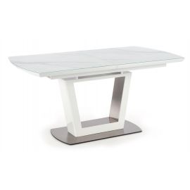 Стол раскладной Halmar Blanco 160x90 см, белый | Стеклянные столы | prof.lv Viss Online