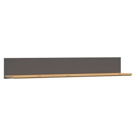 Черно-красно-белая вешалка для стен Hesen, 24x175x25 см, серый/дуб | Мебель для гостиной | prof.lv Viss Online