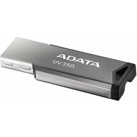 Флеш-накопитель Adata UV350 USB 3.2, серебристый | Носители данных | prof.lv Viss Online