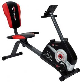 Christopeit Sport RS100 Horizontal Exercise Bike Black/Red/Grey (CH1903) | Exercise machines | prof.lv Viss Online