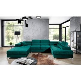 Eltap Eduardo Kronos Corner Pull-Out Sofa 202x345x90cm, Green (Edr_57) | Corner couches | prof.lv Viss Online