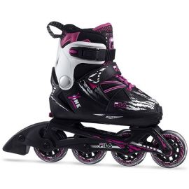 Fila X-One G Leisure Inline Skates for Kids Black/Pink 35 (6827697510321) | Roller skates | prof.lv Viss Online
