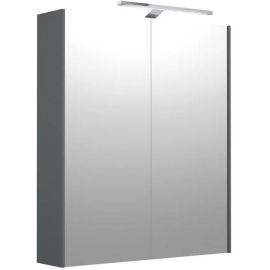 Spoguļskapītis Kame D-Line Garda 70x61.4cm, Pelēks (MC2DML/60-70/D5-DL) | Mirror cabinets | prof.lv Viss Online