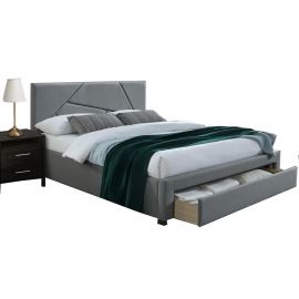 Halmar Valery Folding Bed 160x200cm, Without Mattress, Grey | Double beds | prof.lv Viss Online