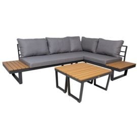 Home4You Malta Garden Furniture Set Black | Outdoor furniture sets | prof.lv Viss Online