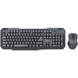 Gembird KBS-WM-02 Keyboard + Mouse US Black | Keyboards | prof.lv Viss Online