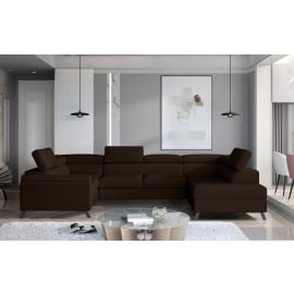 Eltap Escada Monolith Corner Pull-Out Sofa 200x330x98cm, Brown (Esc_32) | Corner couches | prof.lv Viss Online