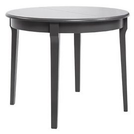 Черно-красно-белый раскладной столик Lucan 2 95x95 см | Кухонные столы | prof.lv Viss Online