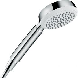 Hansgrohe Crometta 100 26828400 Shower Head EcoSmart 9 l/min, Chrome/White | Hand shower / overhead shower | prof.lv Viss Online