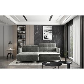 Eltap Lorelle Monolith Corner Pull-Out Sofa 160x225x105cm, Grey (Lore_57) | Living room furniture | prof.lv Viss Online