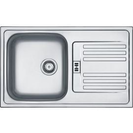 Franke Euroform EFX 614-78 Built-in Kitchen Sink Stainless Steel, without Drain Valve (101.0016.461) | Metal sinks | prof.lv Viss Online