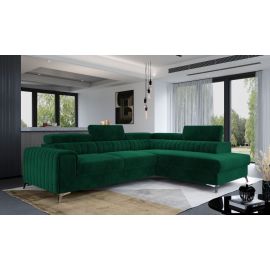 Извлекаемый угловой диван Eltap Laurence Kronos 205x275x98 см, правый угол, темно-зеленый (Lau_34) | Раскладные диваны | prof.lv Viss Online