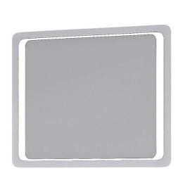 Аква Родос Омега LED Зеркало 80x70см Белый (936OZ80) | Зеркала для ванной комнаты | prof.lv Viss Online