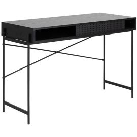 Home4You Angus Writing Desk, 110x50x75cm, Black (AC90079) | Desks | prof.lv Viss Online