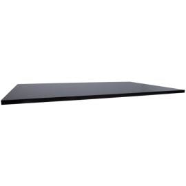 Home4You Ergo Height Adjustable Table Top 140x80cm, Black (37369)