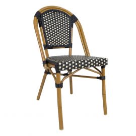 Home4You Garden Chair Bamboo 47x58x88cm, Black (18636) | Garden chairs | prof.lv Viss Online