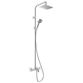 Hansgrohe Vernis Shape 230 I Shower System with Bathtub Thermostat 230L, Chrome (VHG26284000) | Faucets | prof.lv Viss Online