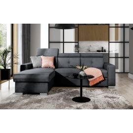 Eltap Fresia Cloud Corner Pull-Out Sofa 176x247x104cm, Grey (CO-FR-LT-06NU) | Sofas | prof.lv Viss Online