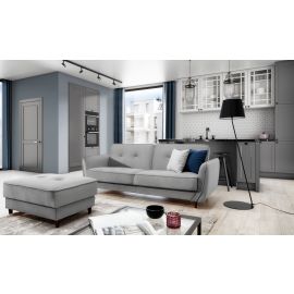 Eltap Bellis Extendable Sofa 220x90x83cm Universal Corner, Grey (SO-BEL-84MO) | Living room furniture | prof.lv Viss Online