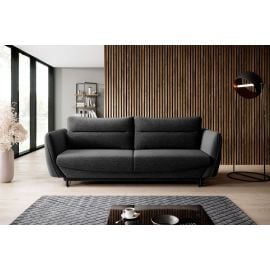 Eltap Silva Retractable Sofa 236x95x90cm Universal Corner, Black (SO-SIL-10MAR) | Upholstered furniture | prof.lv Viss Online