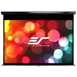 Экран Elite Screens Manual Series M128UWX для проектора 325.12см 16:9 черный (M128UWX) | Проекционные экраны | prof.lv Viss Online