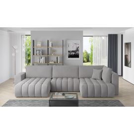 Stūra Dīvāns Izvelkams Eltap Bonito Nube 175x350x92cm, Pelēks (CO-BON-LT-03NU) | Stūra dīvāni | prof.lv Viss Online