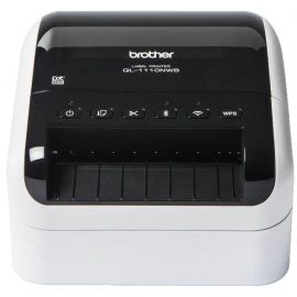 Принтер для печати штрих-кодов Brother QL-1110NWBC (QL1110NWBCZW1) | Принтеры наклеек | prof.lv Viss Online