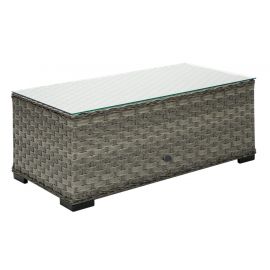 Дачный стол Geneva от Home4You, 105x51x39 см, серый (11906) | Садовые столы | prof.lv Viss Online