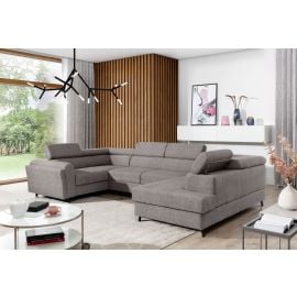 Eltap Escada Palacio Corner Pull-Out Sofa 200x330x98cm, Grey (Esc_77) | Living room furniture | prof.lv Viss Online