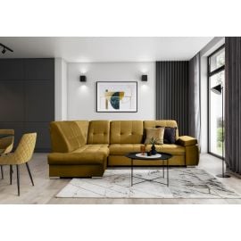 Eltap Sado Cloud Corner Pull-Out Sofa 192x272x95cm, Yellow (CO-SAD-LT-45NU) | Corner couches | prof.lv Viss Online