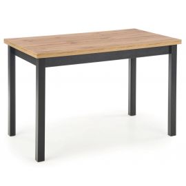 Halmar Cobalt Kitchen Table 120x68cm, Oak/Black | Kitchen tables | prof.lv Viss Online