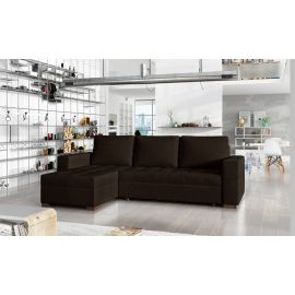 Stūra Dīvāns Izvelkams Eltap Newark Sawana 57x237x90cm, Brūns (Na17) | Izvelkamie dīvāni | prof.lv Viss Online