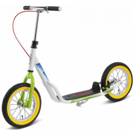 Puky R 07 L Kids Balance Bike White/Kiwi/Yellow/Black (5419) | Recreation for children | prof.lv Viss Online