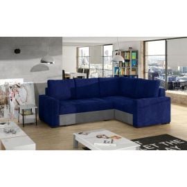 Stūra Dīvāns Izlaižams Eltap Corona Kronos/Paros 162x235x90cm Labais Stūris Tumši Zils/Pelēks (Cor_17) | Izvelkamie dīvāni | prof.lv Viss Online