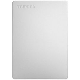 Toshiba Canvio Slim External Hard Drive, 1TB, Silver (HDTD310ES3DA) | Data carriers | prof.lv Viss Online