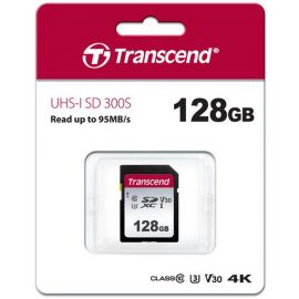 Transcend GSDC300S SD Memory Card 95MB/s, Black/Silver | Memory cards | prof.lv Viss Online