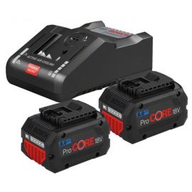 Bosch Charger 18V + Batteries 2x18V, 8Ah (1600A016GP) | Battery and charger kits | prof.lv Viss Online