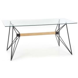 Журнальный стеклянный столик Halmar Allegro 160x80 см, прозрачный | Стеклянные столы | prof.lv Viss Online