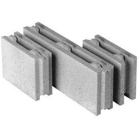 Fibo reinforced wall blocks 500x88x200mm (wall blocks 90pcs. + wall corner blocks 20pcs.) | Fibo | prof.lv Viss Online