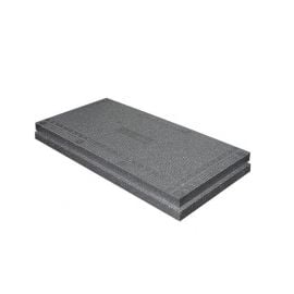 Finnfoam EPS70 Insulation Boards with Relief Surface, with Half-Round Edge (Grey) | Polystyrene | prof.lv Viss Online