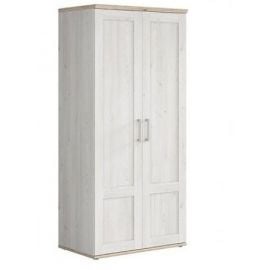 Шкаф для одежды Black Red White Romance, 93x57x201 см, белый, дуб (S331-SZF2D-MSJ/DSAJ) | Шкафы для одежды | prof.lv Viss Online
